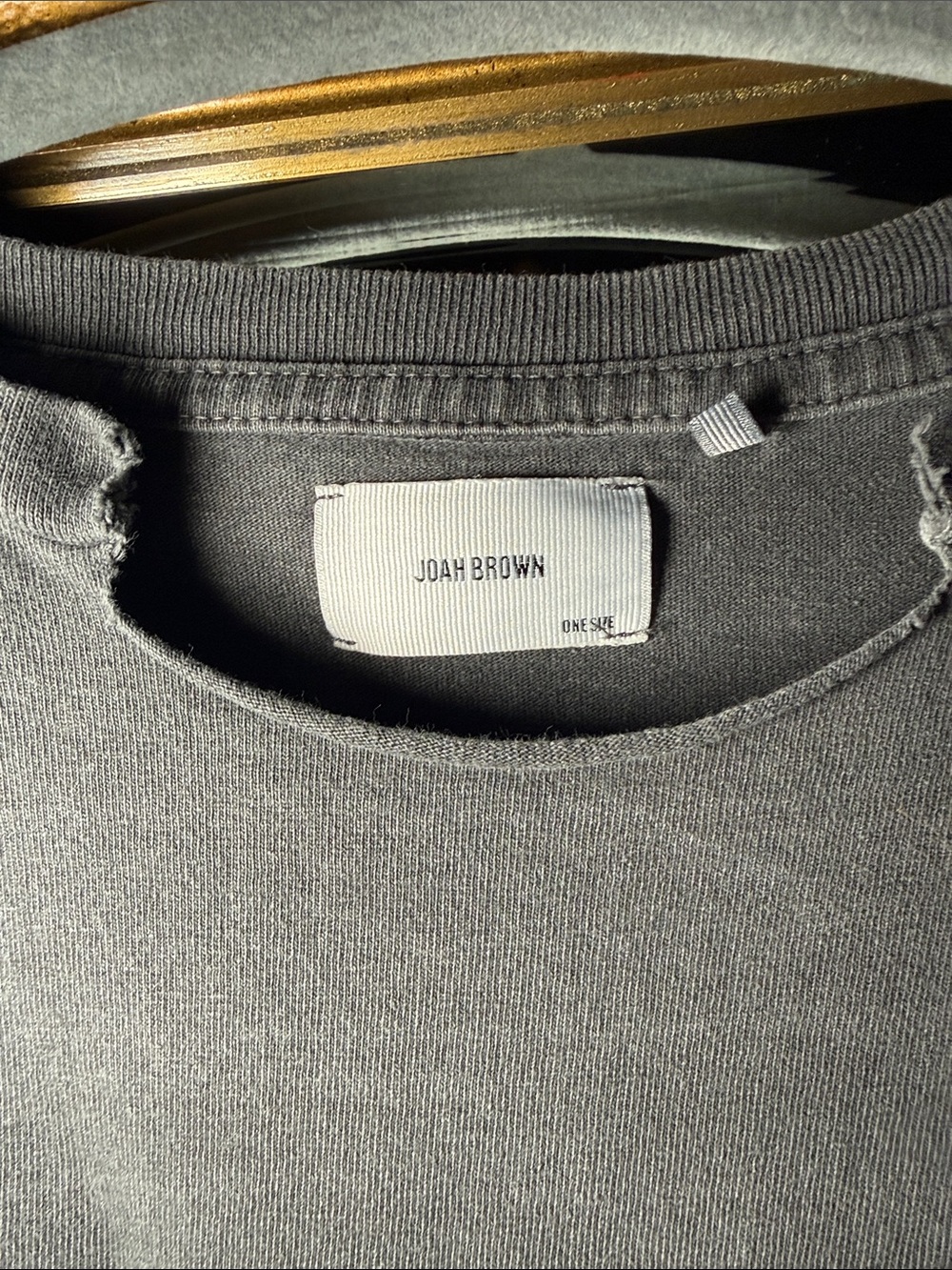 Joah Brown Soho Long Sleeve in Washed Black - Picture 4 of 7
